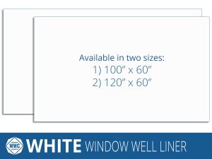 White Window Well Liner