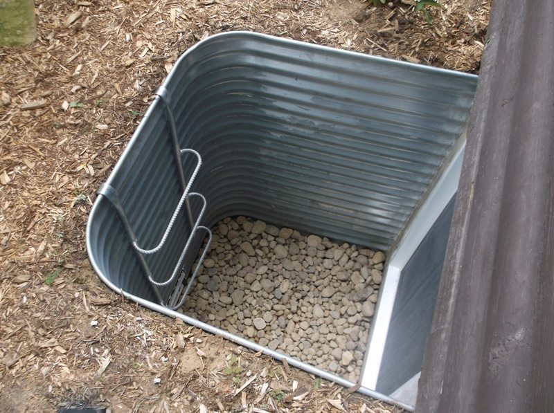 Complete Egress Window Kit - Galvanized Steel Well + Window + Cover ...