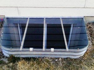 64x38 Flat Egress Covers for Metal Wells