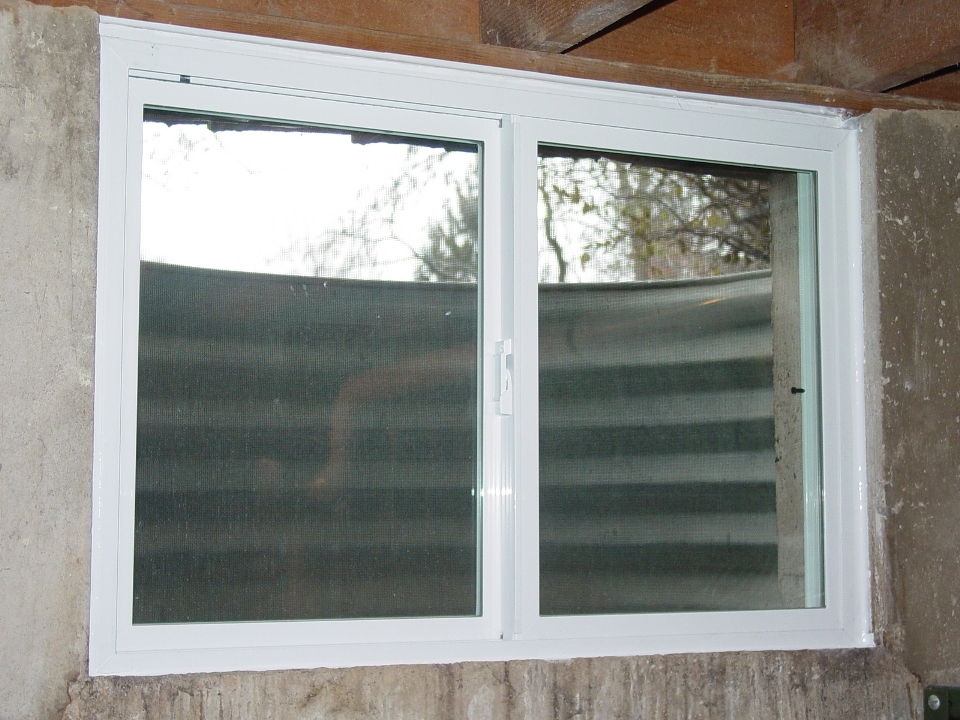 Slider Basement Window Available In, How To Change Basement Window Frame Size