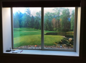 window well liners scenes basement decorative scene fairway liner windows